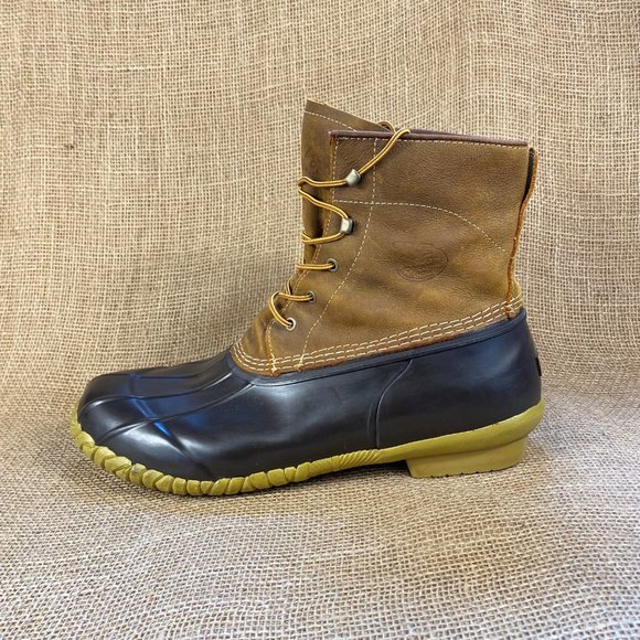 Georgia boot duck boot waterproof work boots hunting leather brown size 14 - Picture 2 of 9